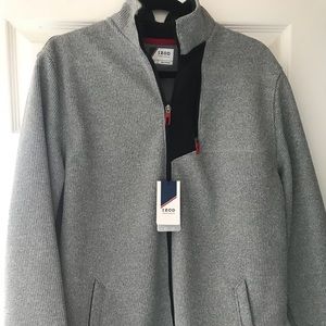 NWT Men’s Izod Full Zip Gray Fleece Jacket